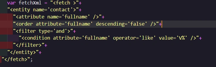 Retrieve Data Using FetchXMLWebAPI with Webresource in Dynamics CRM Figure 4