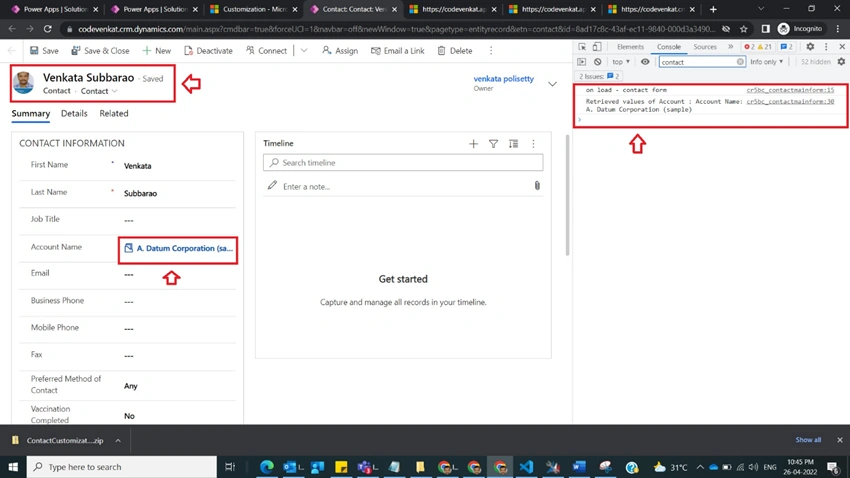 Retrieve Related entities Data Using Expand Query with Webresource in Dynamics CRM