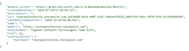 Retrieve Site Collections And SubSites Using Microsoft Graph API
