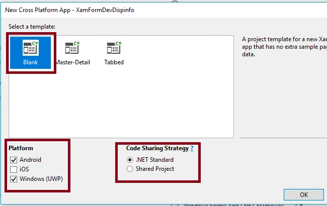 Retrieving Device Display Information in Xamarin Forms application using Xamarin Essentials for Android and UWP