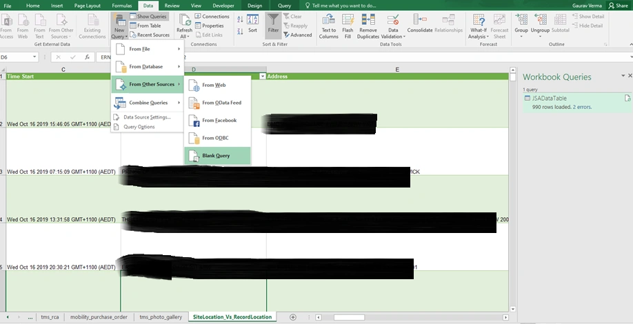Reverse Geo Coding Using Google Maps API In Power Query