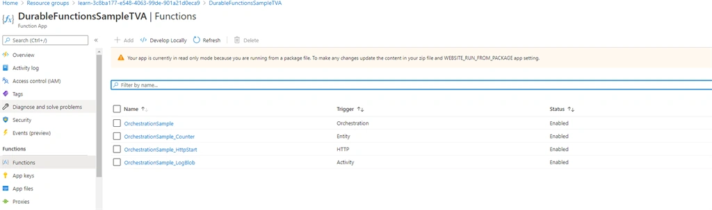 Road To AZ-204 - Implement Azure Functions
