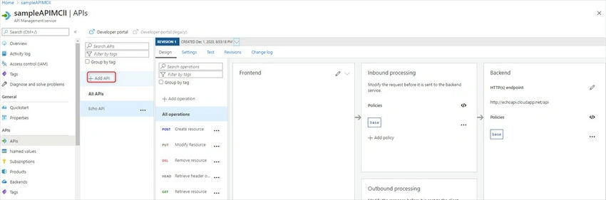 Creating an API
