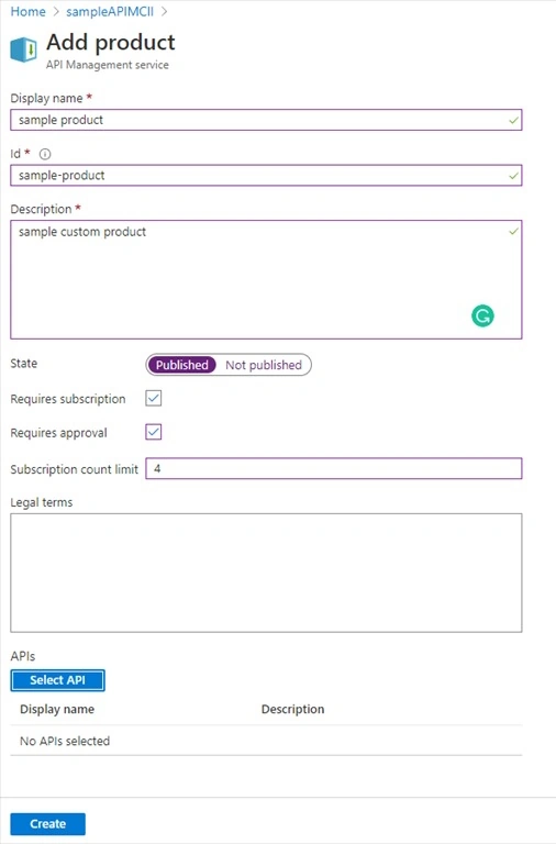  Product data