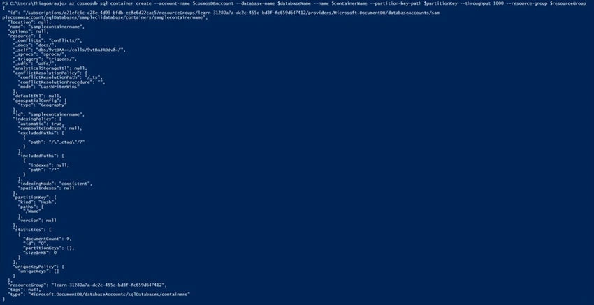Cosmos DB Container