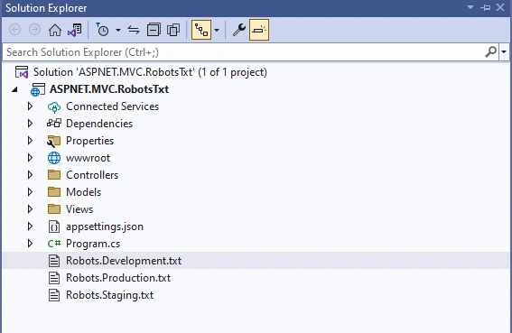 Robots.txt For ASP.NET Core MVC Application