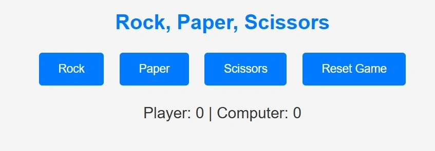 Rock Paper Scissors game