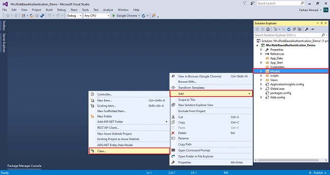 Role Based Menus In ASP.NET MVC