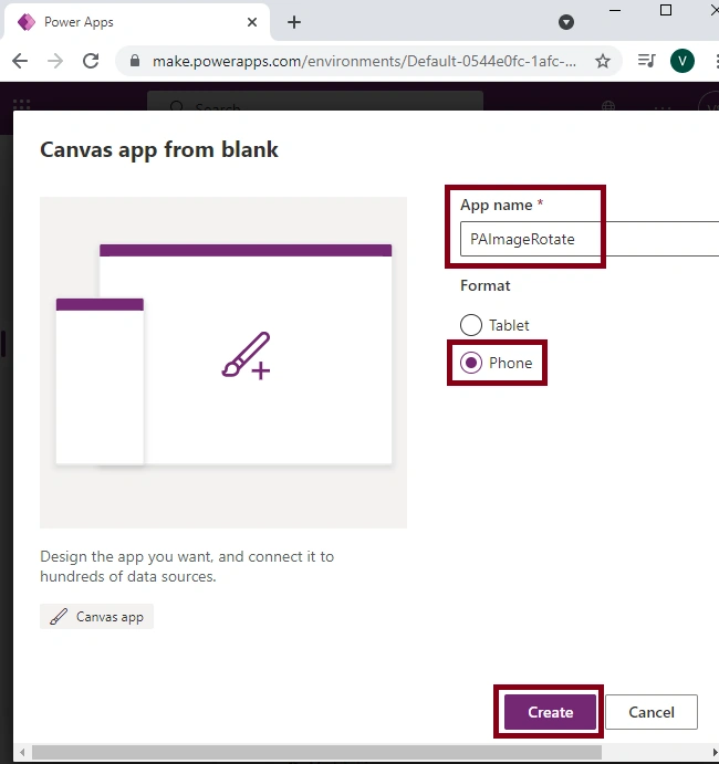 Rotating An Image In Power Apps