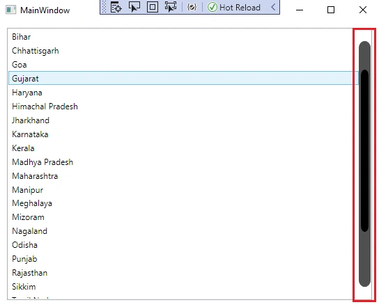 Rounded scrollbar in ListView ComboBox WPF