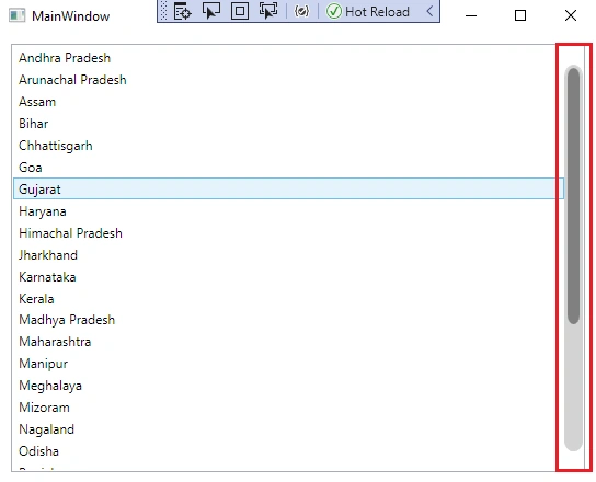 Rounded scrollbar in ListView ComboBox WPF