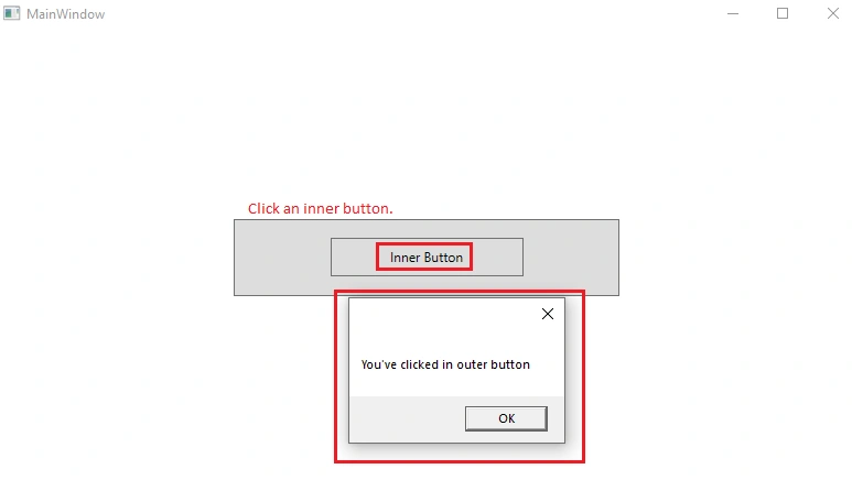 Routed Events - Bubbling In WPF