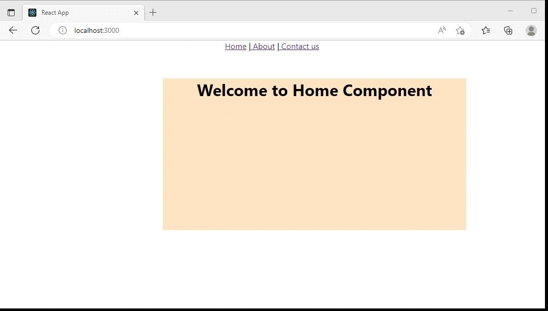 Routing in React