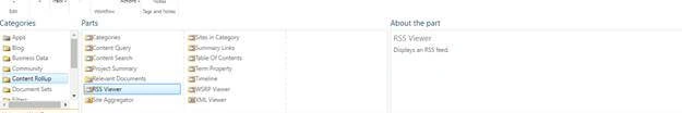 RSS Viewer Webpart