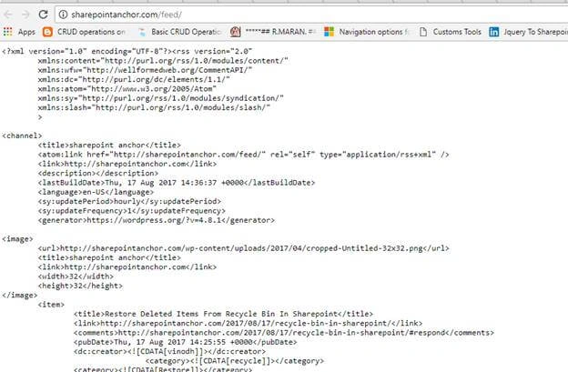 RSS Viewer Webpart