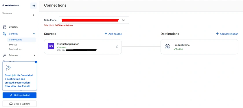 Rudderstack Introduction and Implementation using .NET Core 7 Web API