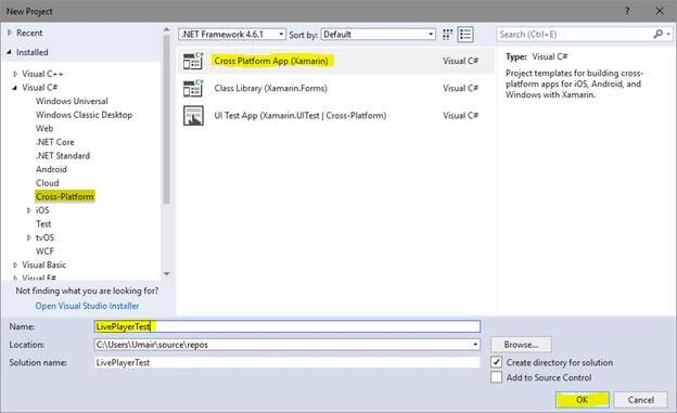 Xamarin Live Player