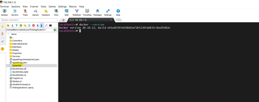 Running Asp.net Core In Linux system(Alpine Linux Distribution) using docker