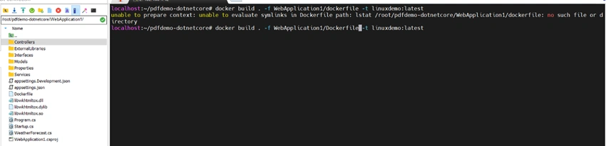 Running Asp.net Core In Linux system(Alpine Linux Distribution) using docker