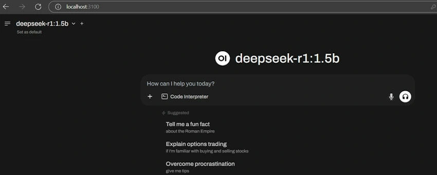 Private Deepseek 