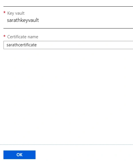 Running ASP.NET Core Application in Azure Service Fabric Cluster