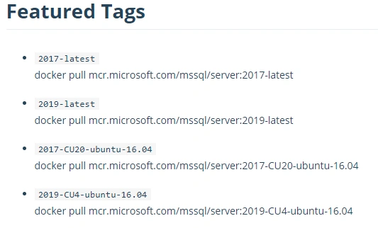 Running SQL Server On My Mac With Docker