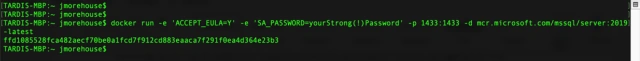 Running SQL Server On My Mac With Docker