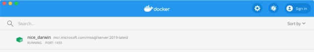 Running SQL Server On My Mac With Docker