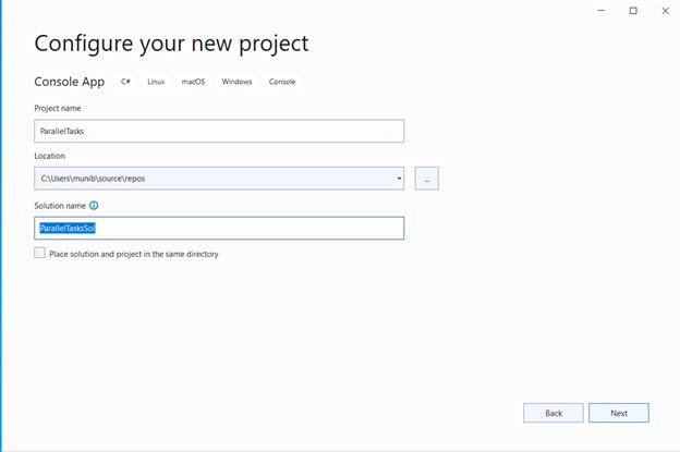 Running Tasks in Parallel