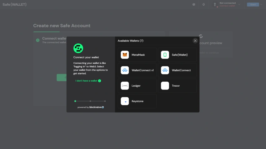 Connect Wallet To Safe Wallet