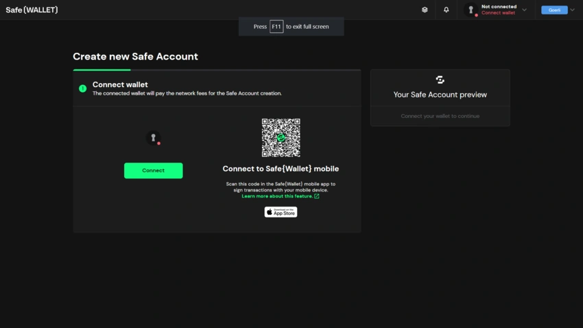 createNewSafeAccount