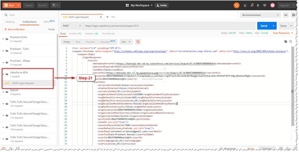 Salesforce SOAP API Authentication - Login Request