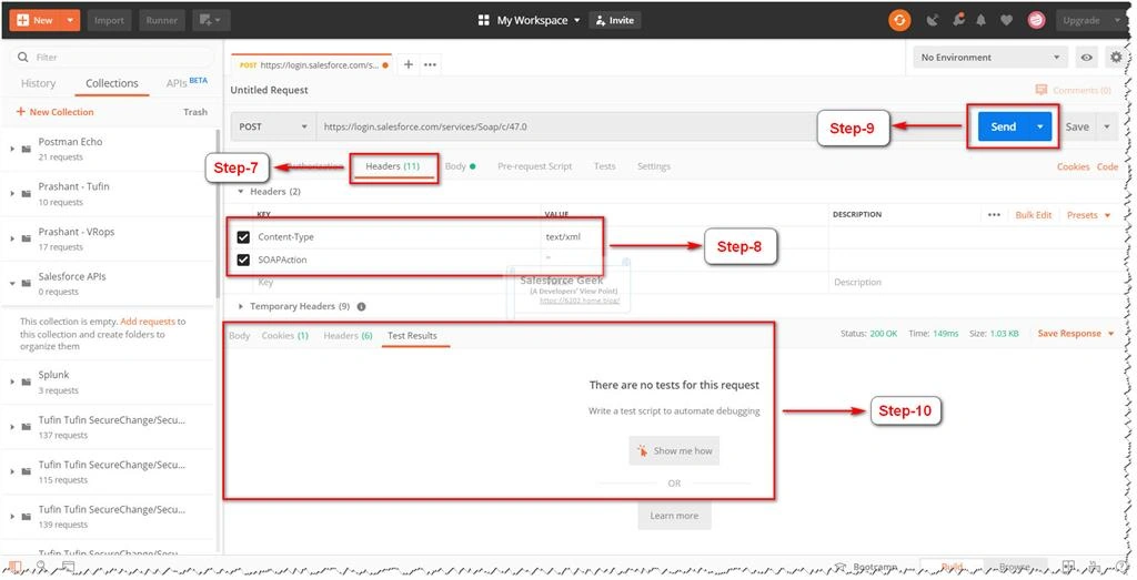 Salesforce SOAP API Authentication - Login Request