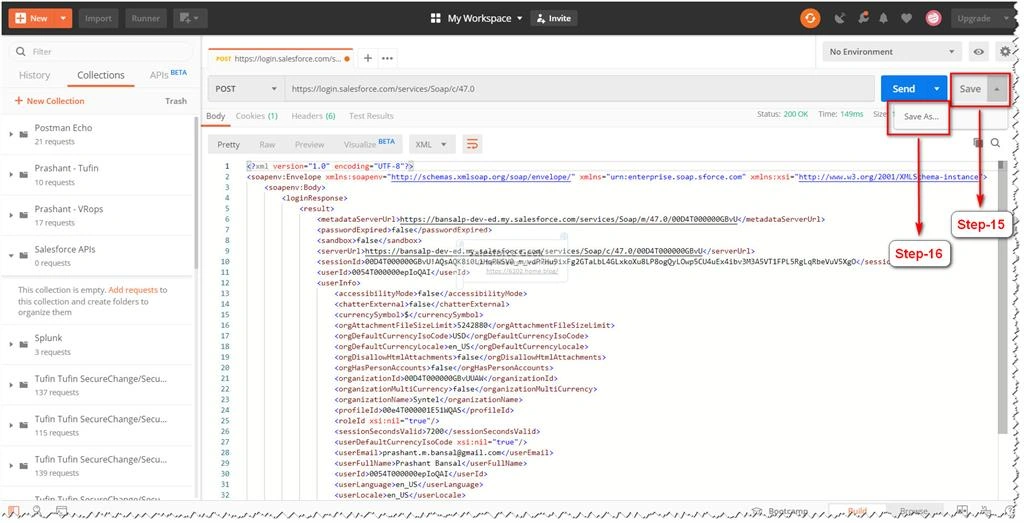 Salesforce SOAP API Authentication - Login Request