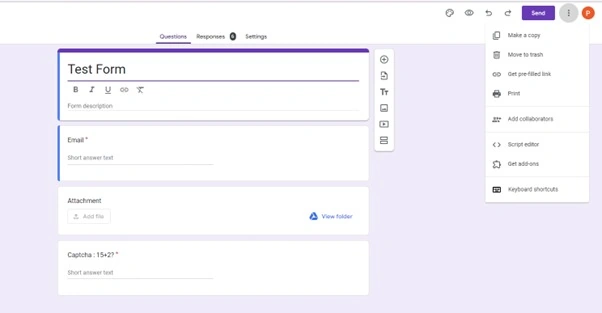 Get pre-filled link