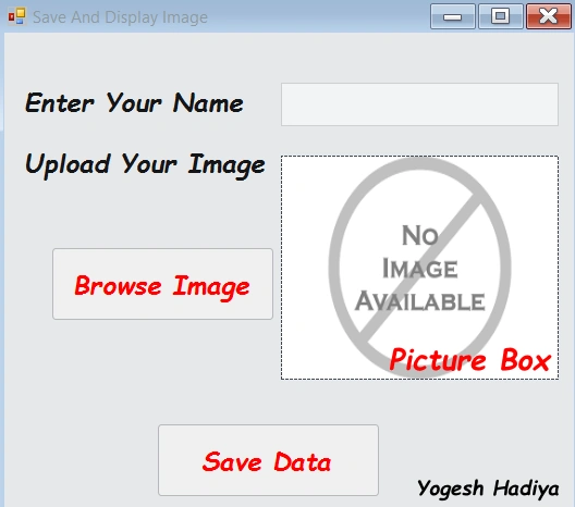 save image in row format / bytes into database and fetch from database in c# windows desktop application