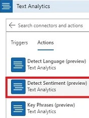 Detect sentiment preview
