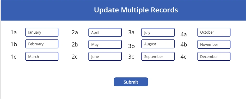 Update Multiple Sharepoint List With One Click Using Microsoft PowerApps