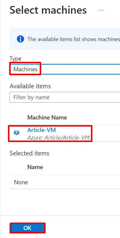 Schedule an Update with Azure Automation Update Management