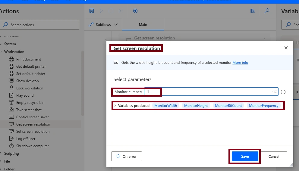 Screen Resolution in Desktop flow