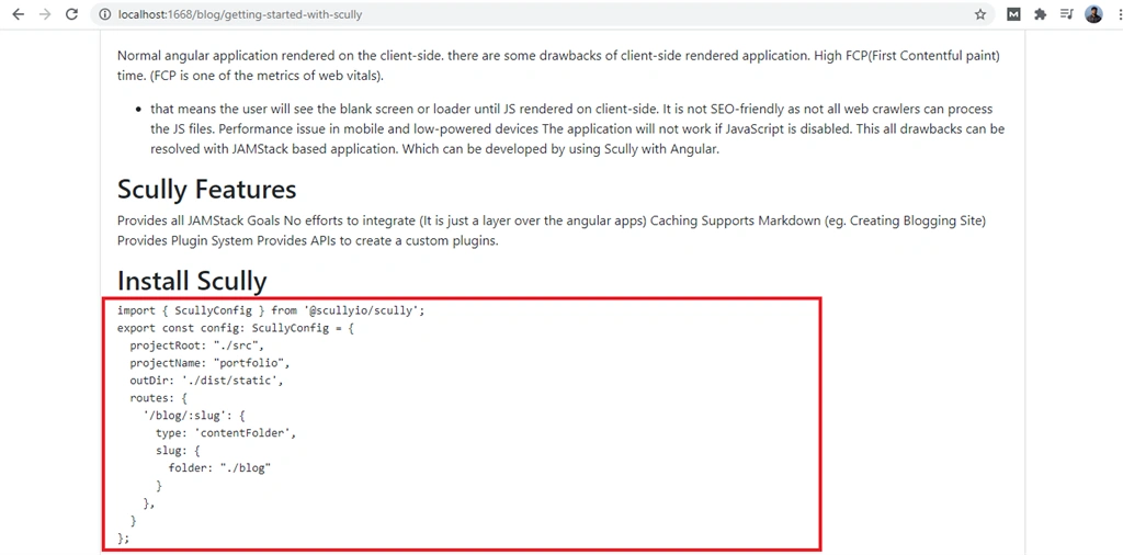 Code Block In Markdown file