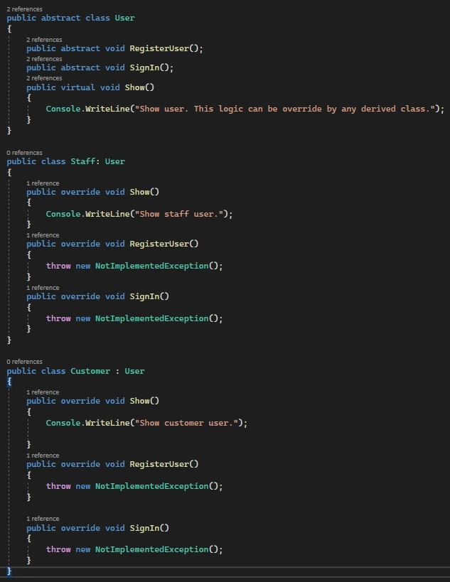 Abstraction Example