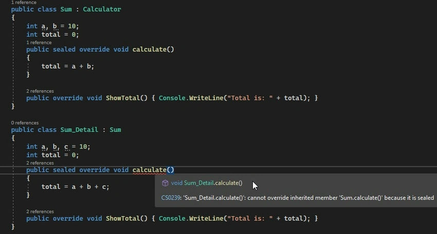Sealed methods