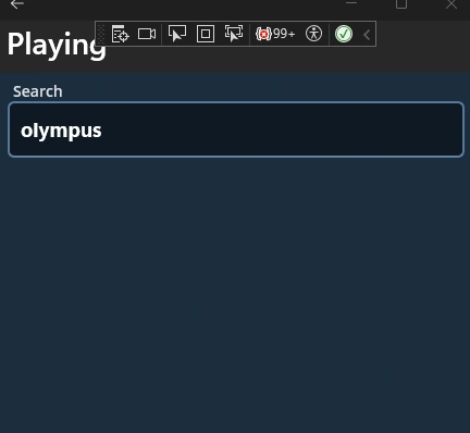 Playing