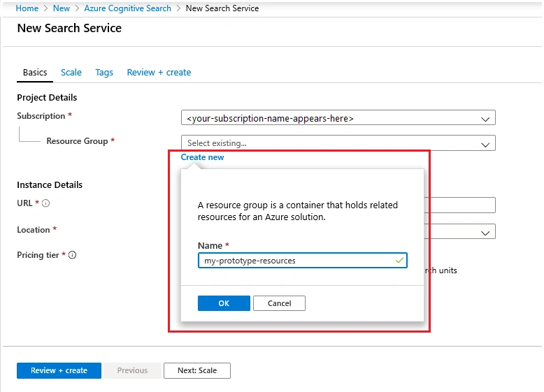 New Search Service
