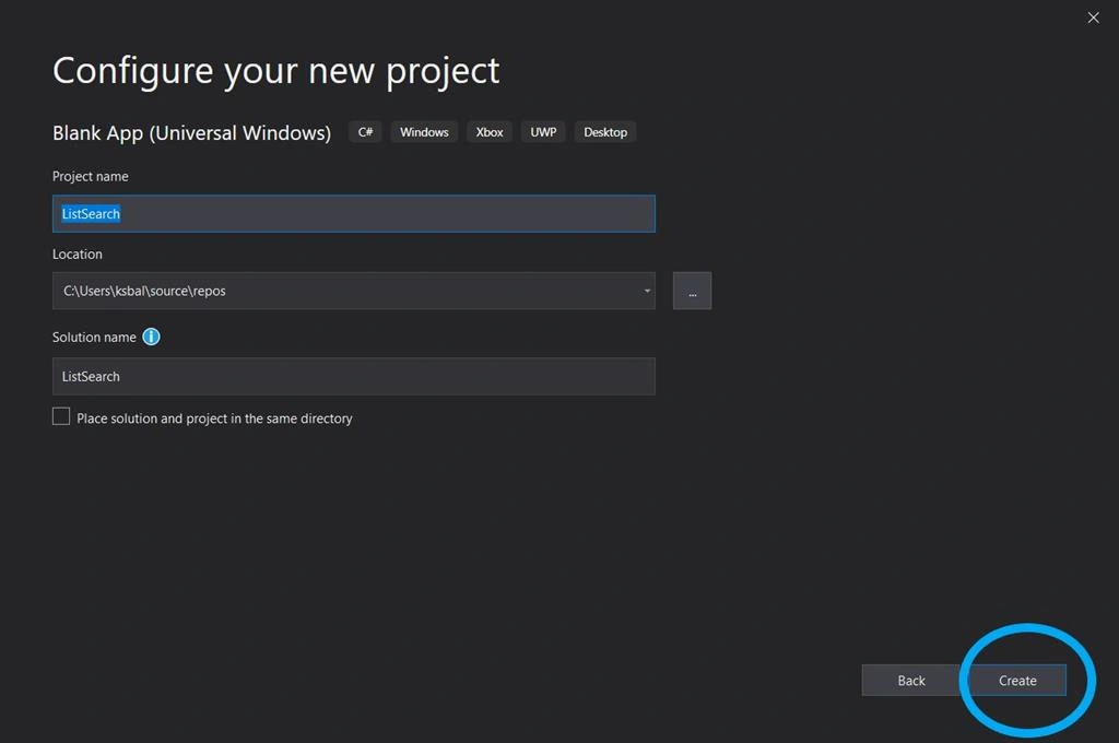 Searchable ListView In UWP