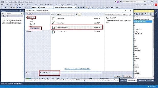  Xamarin Forms