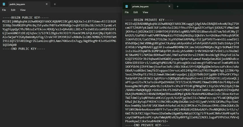 Key Screenshot