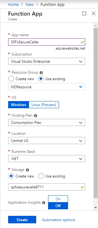 Secure Azure Function with Azure AD