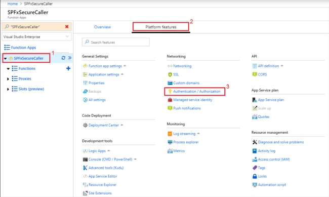 Secure Azure Function with Azure AD